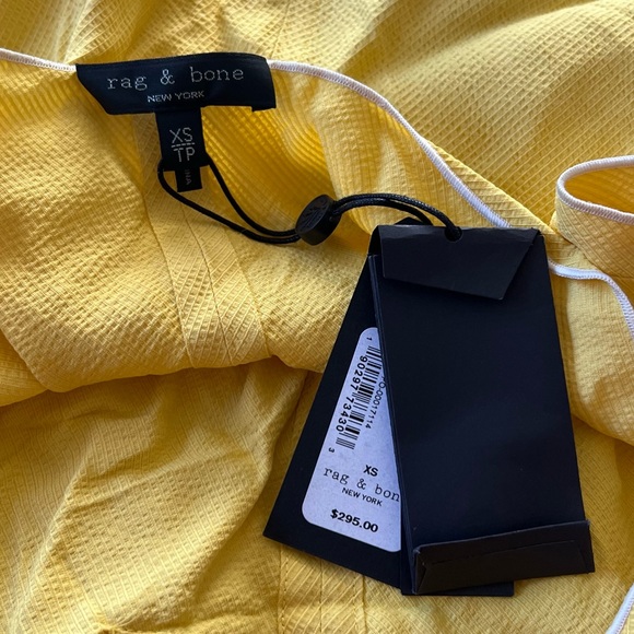 NWT Rag & Bone Tia Tank in Yellow Size XS - Picture 7 of 10